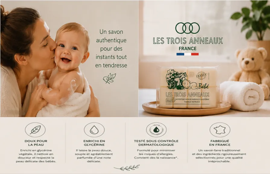 Un savon authentique pour les instants tout en tendresse