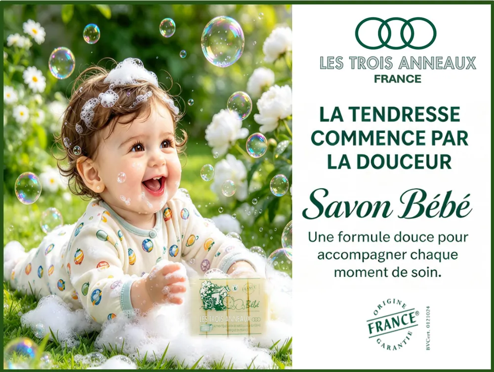 La tendresse commence par la douceur : Savon Bébé