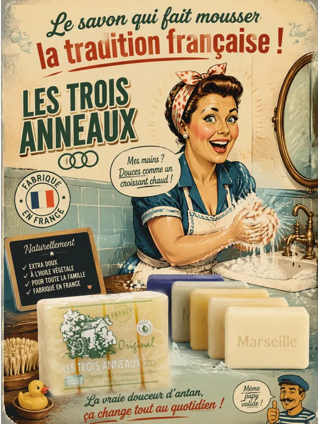 Affiche rétro : la vraie douceur d'antan