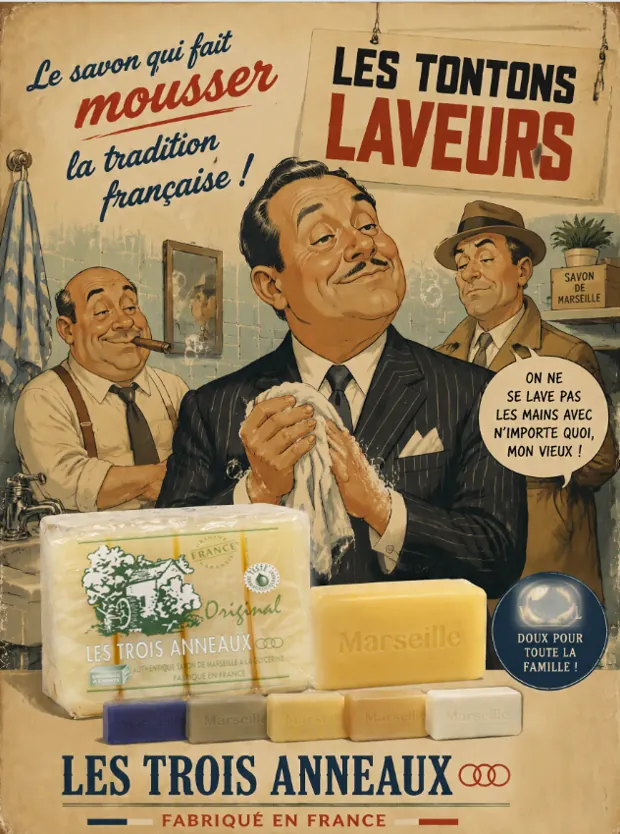 Affiche rétro : les tontons laveurs